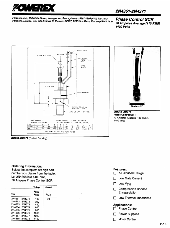 2N4373 datasheet page 1 preview