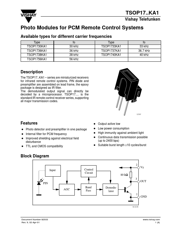 TSOP1756KA1