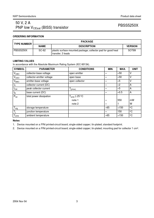 PBSS5250X