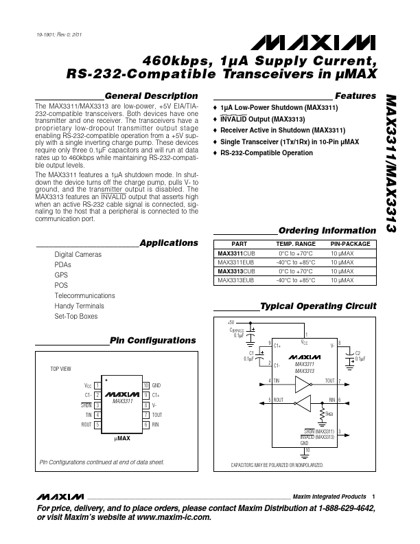 MAX3313