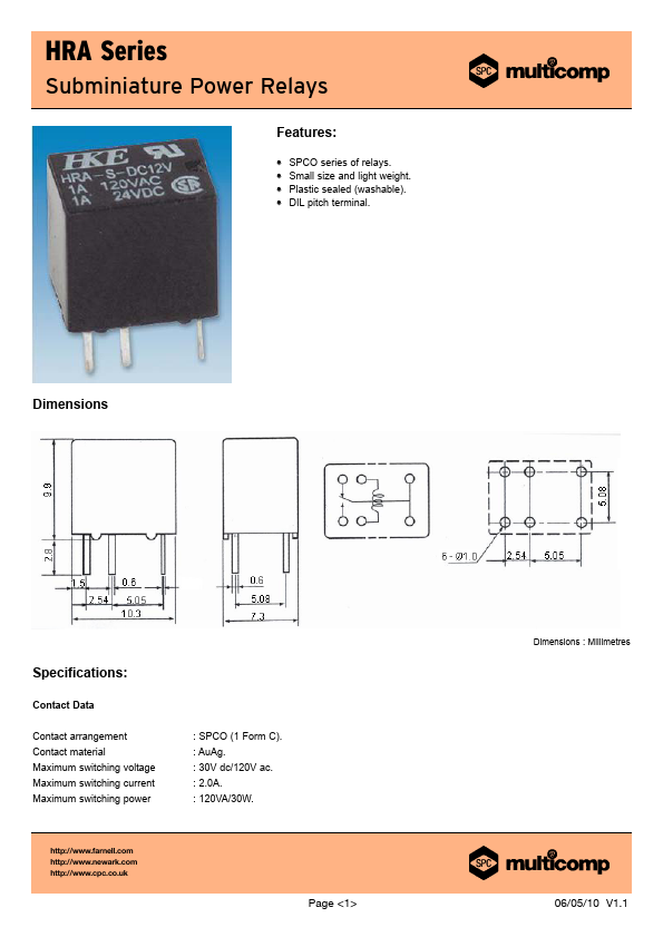 HRA-S-DC24V-C