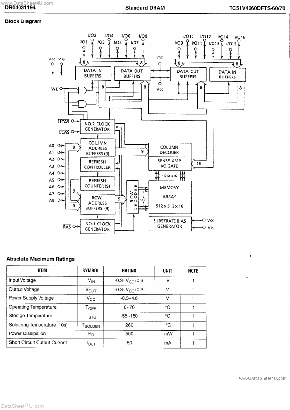 TC51V4260DFTS-70