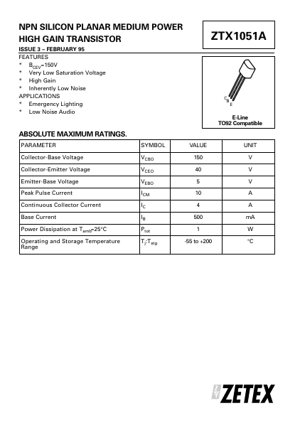 ZTX1051A