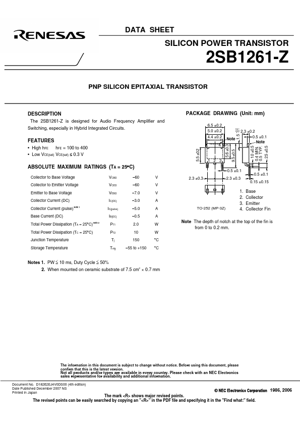 2SB1261-Z