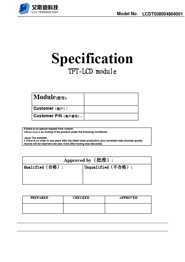 LCDT508004804001 Datasheet Preview