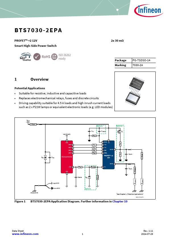 BTS7030-2EPA Datasheet Preview