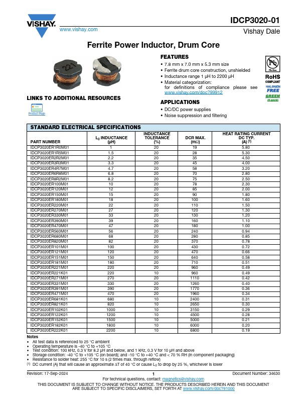 IDCP3020-01 Datasheet Preview