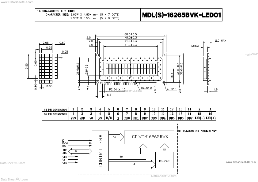 MDL-16265BVK-LED01