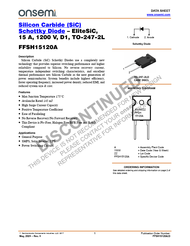 FFSH15120A Datasheet Preview
