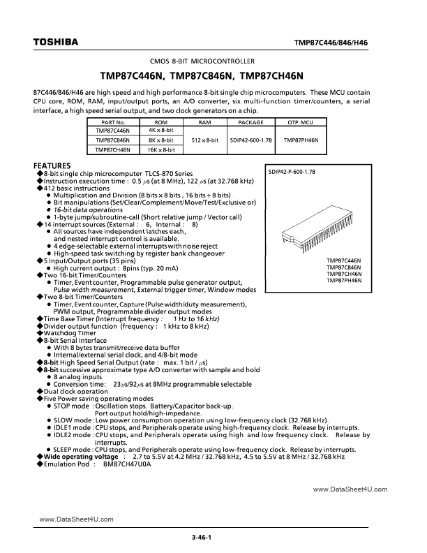 TMP87C446