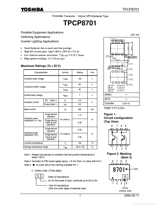 TPCP8701