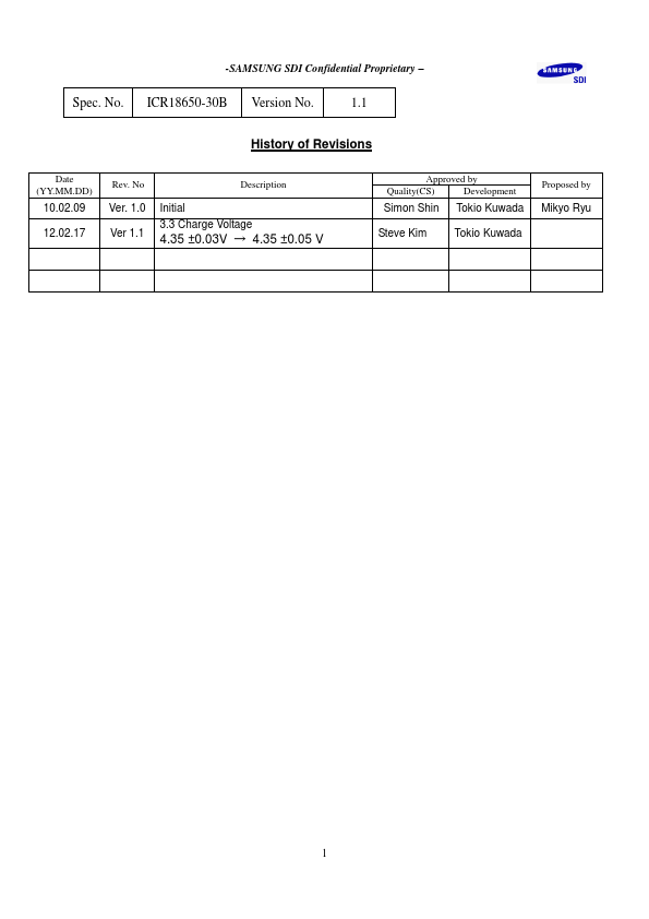 ICR18650-30B