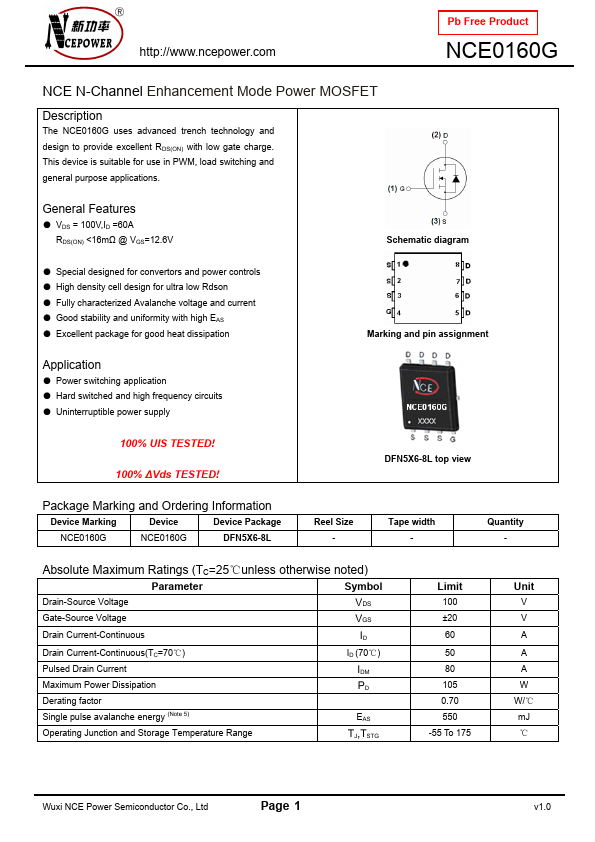 NCE0160G