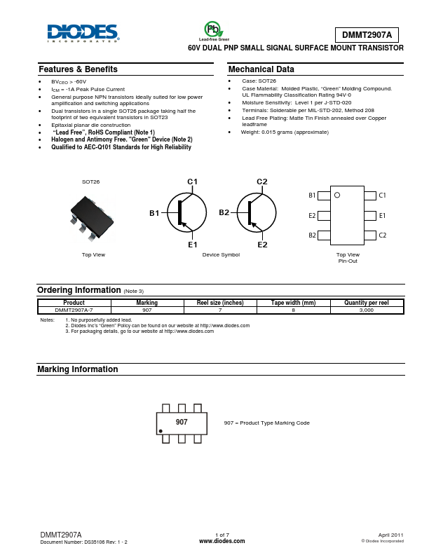 DMMT2907A