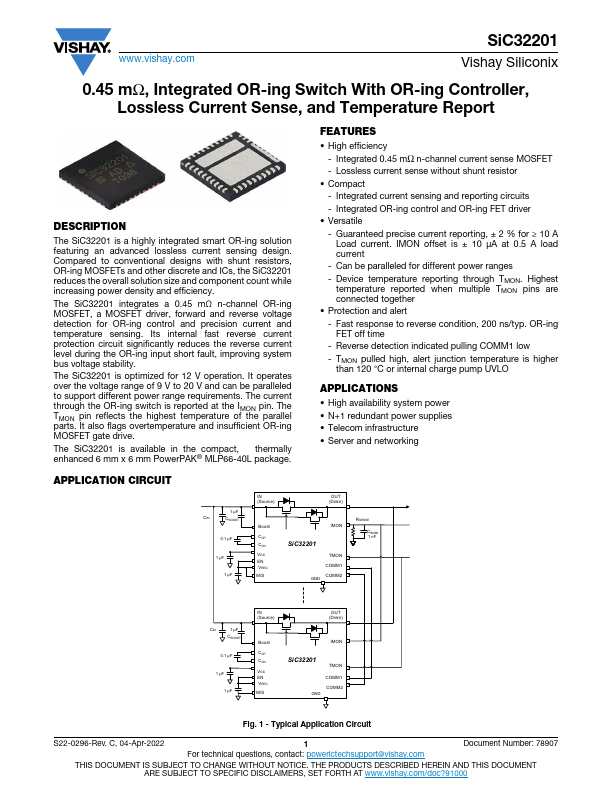SiC32201 Datasheet Preview
