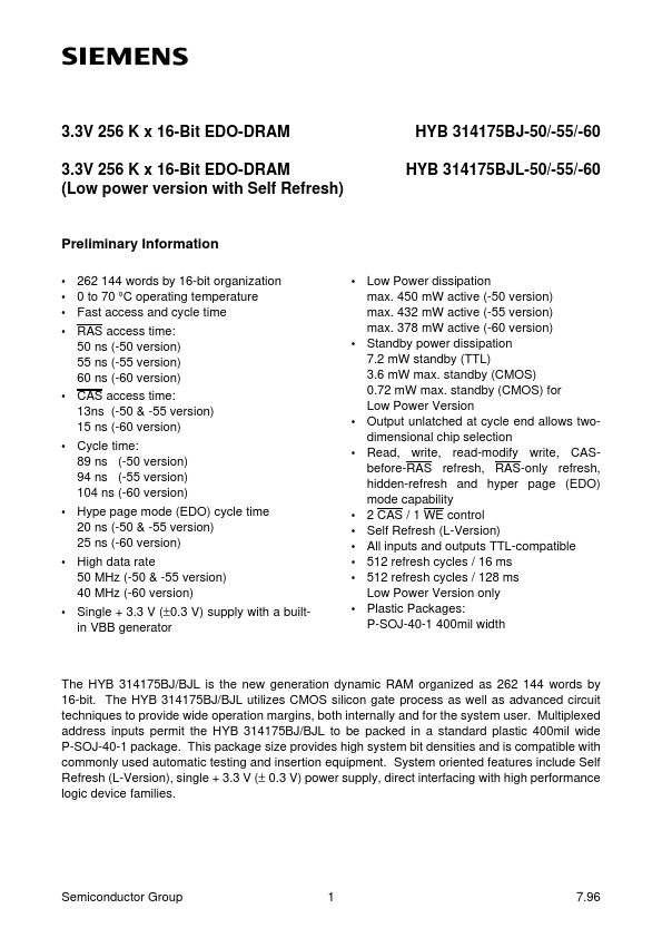 HYB314175BJL-55