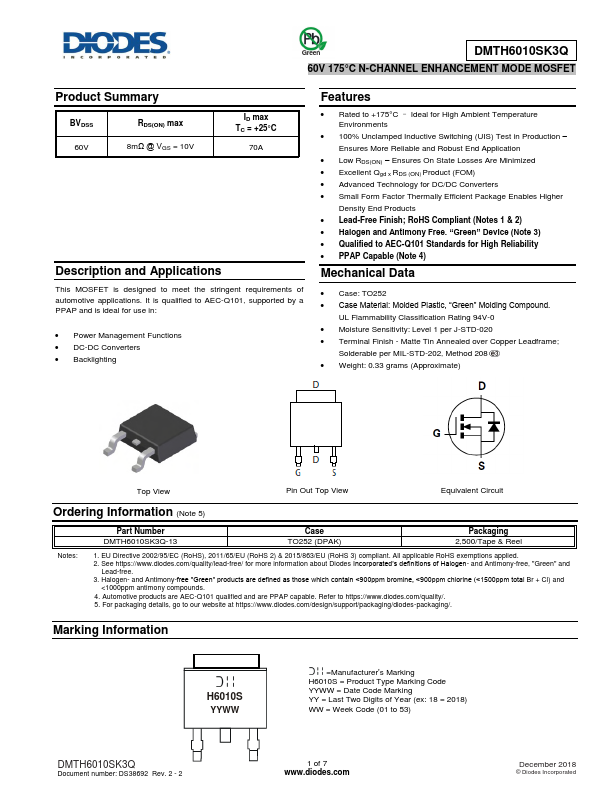 DMTH6010SK3Q