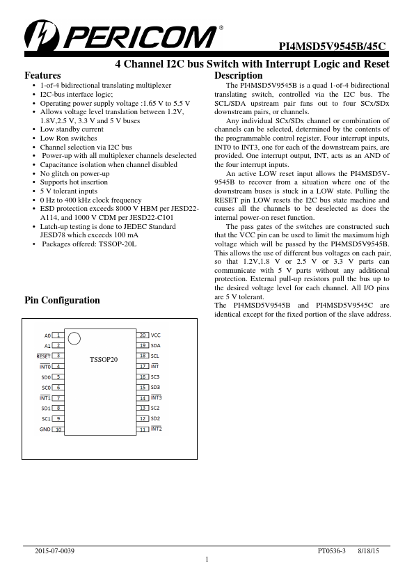 PI4MSD5V9545B