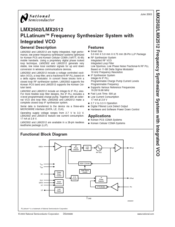 LMX2512