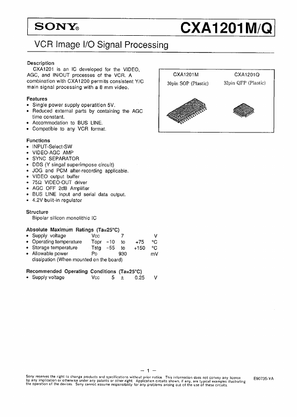 CXA1201M