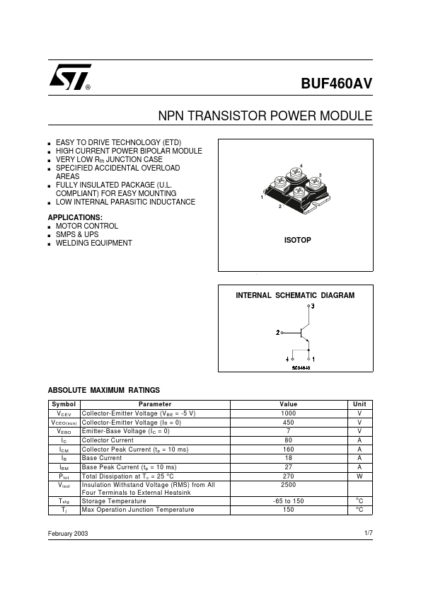 BUF460AV