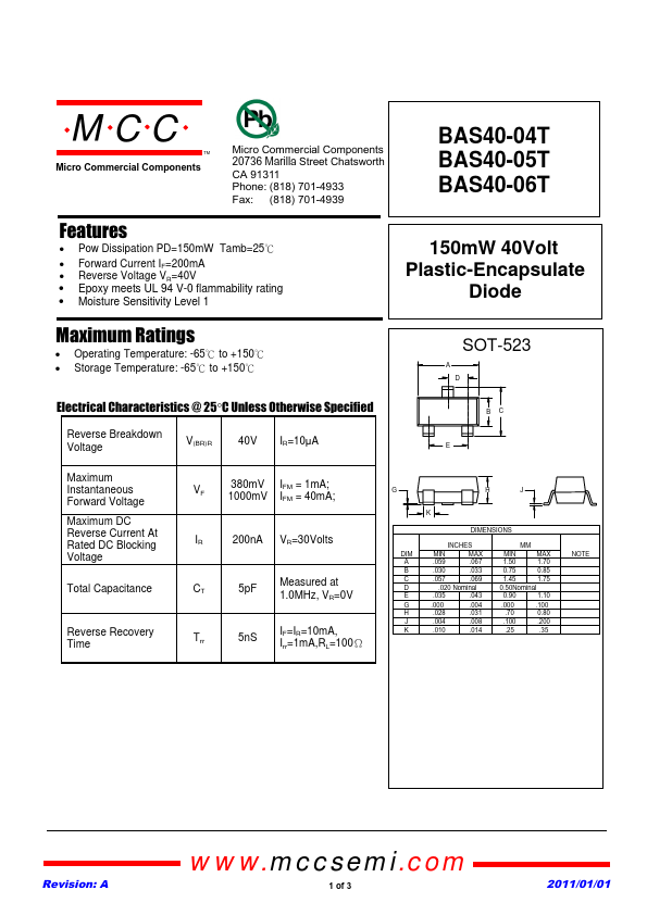 BAS40-05T