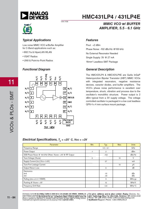 HMC431LP4E