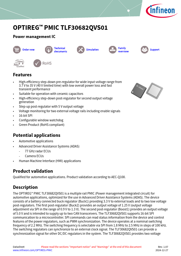 TLF30682QVS01 Datasheet Preview