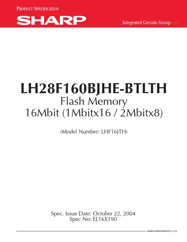 LH28F160BJHE-BTLTH