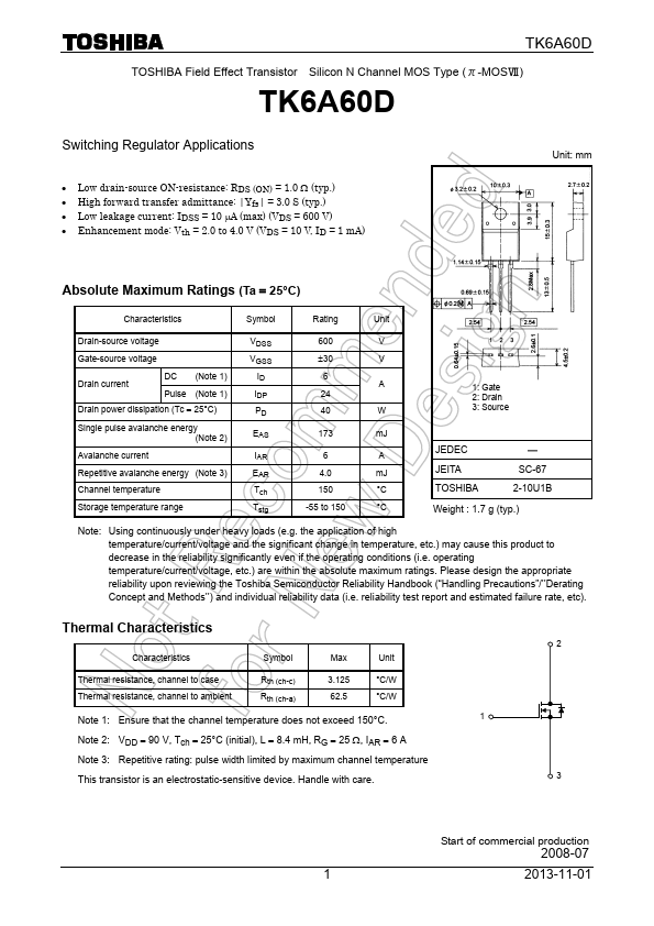 TK6A60D