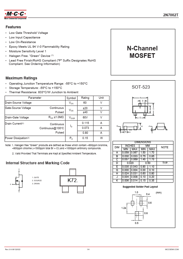 2N7002T