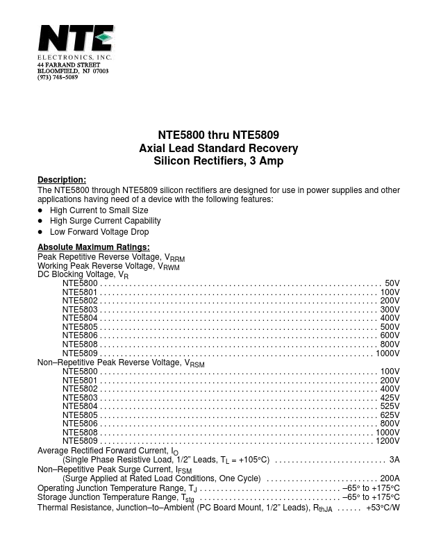 NTE5800