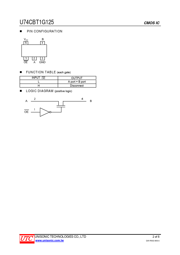 U74CBT1G125