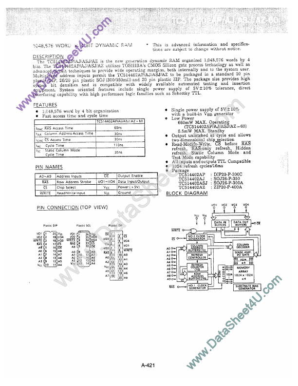 TC514402AJ-60