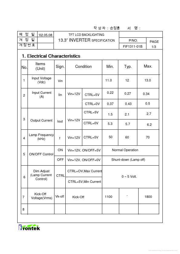 FIF1311-01B