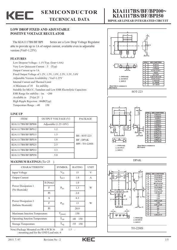 KIA1117BPI18