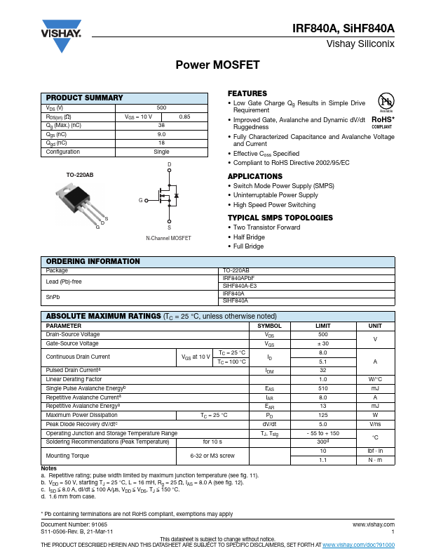 SiHF840A