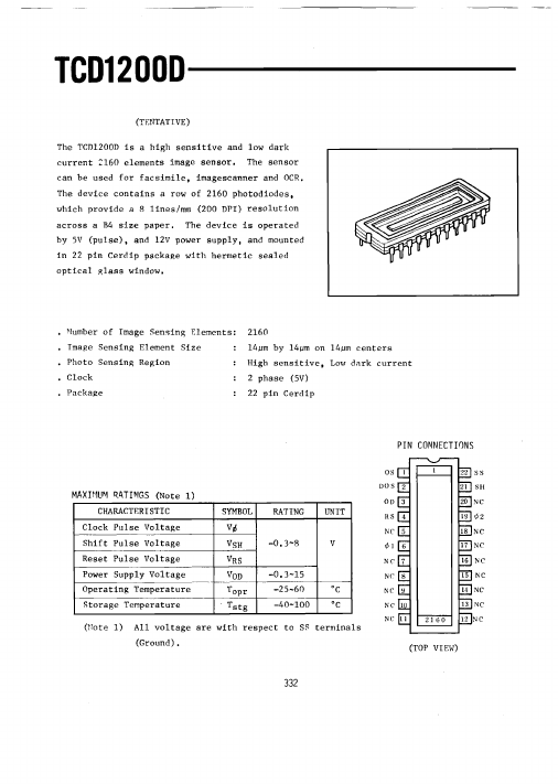 TCD1200D