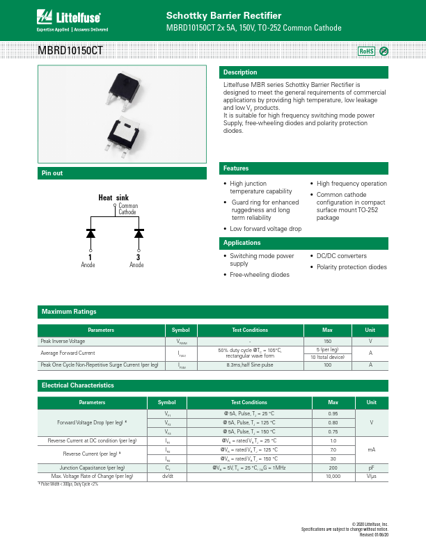 MBRD10150CT Datasheet Preview