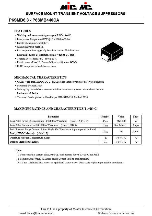 P6SMB110A