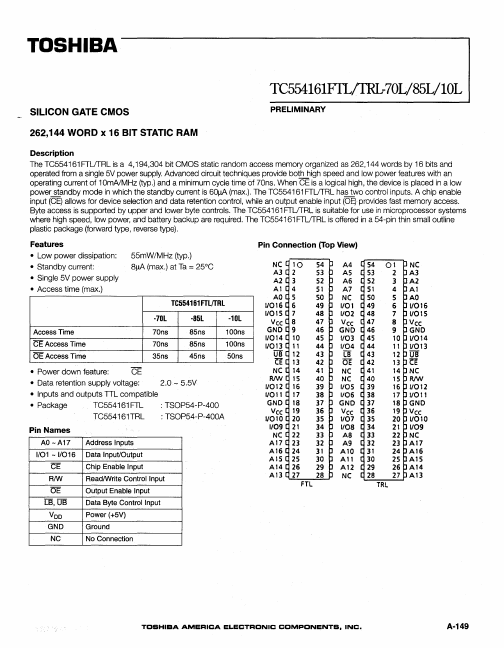 TC554161FTL-70L