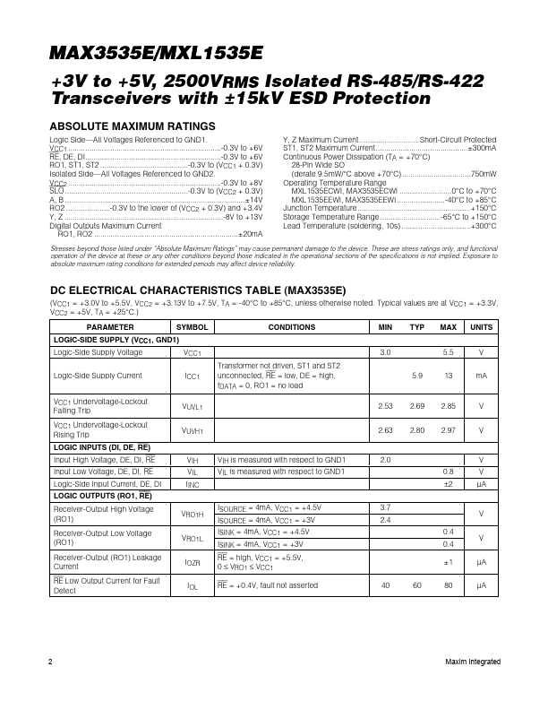 MAX3535E