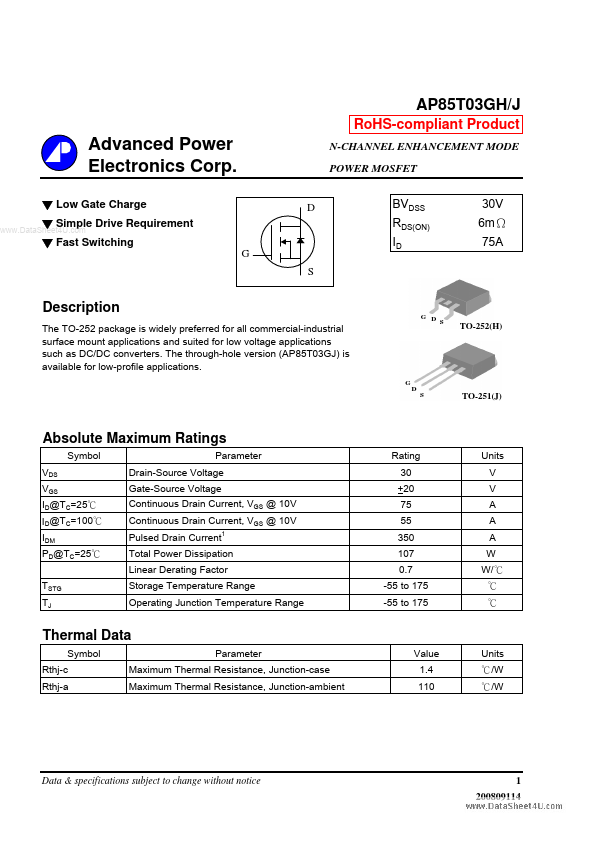 AP85T03GH