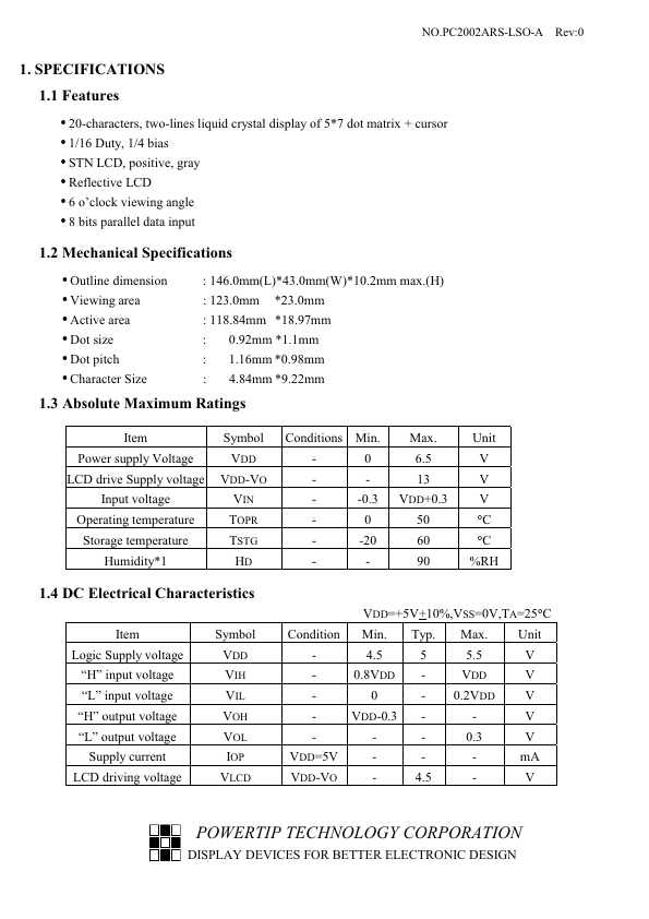 PC2002ARS-LSO-A