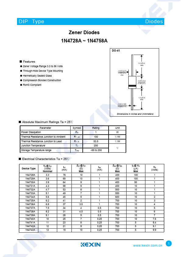 1N4730A