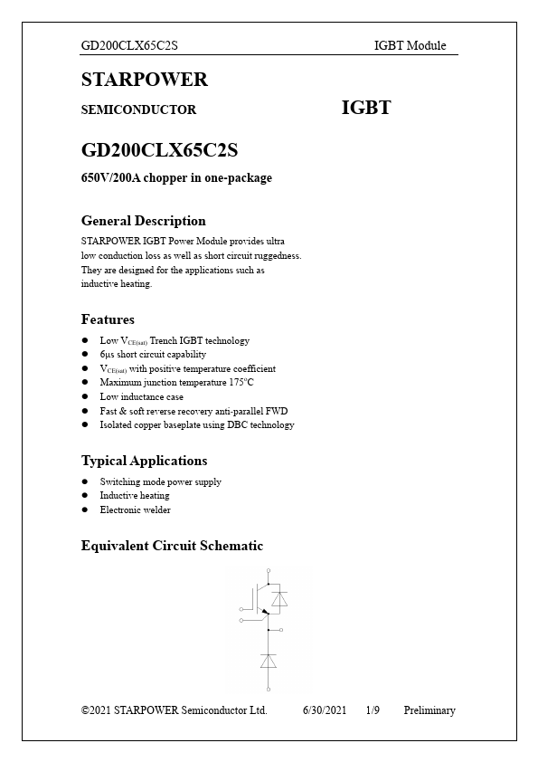 GD200CLX65C2S Datasheet Preview