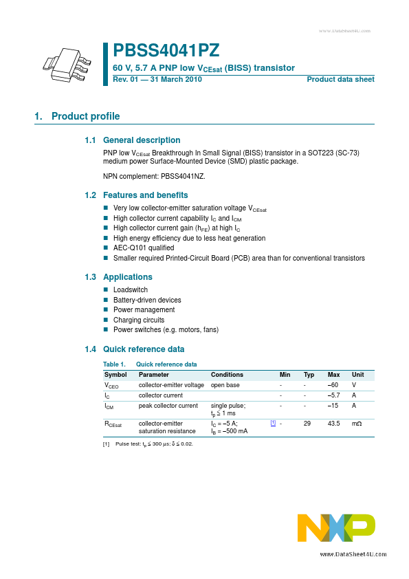 PBSS4041PZ