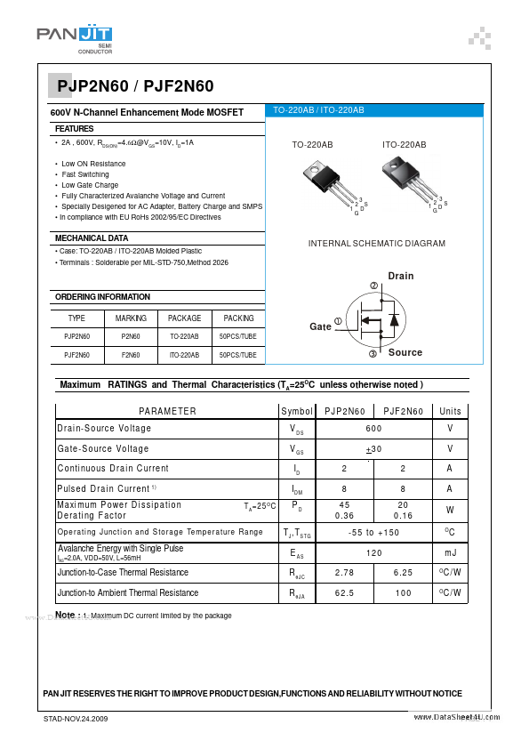 PJF2N60