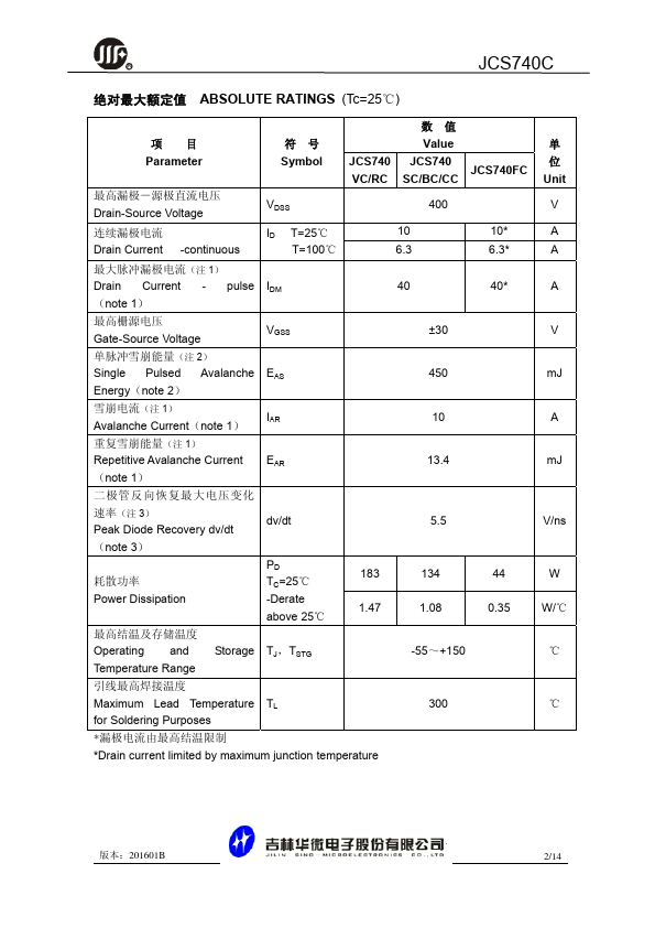 JCS740BC