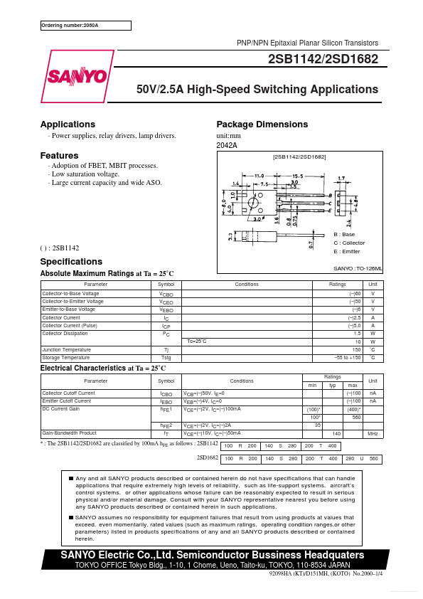 2SD1682